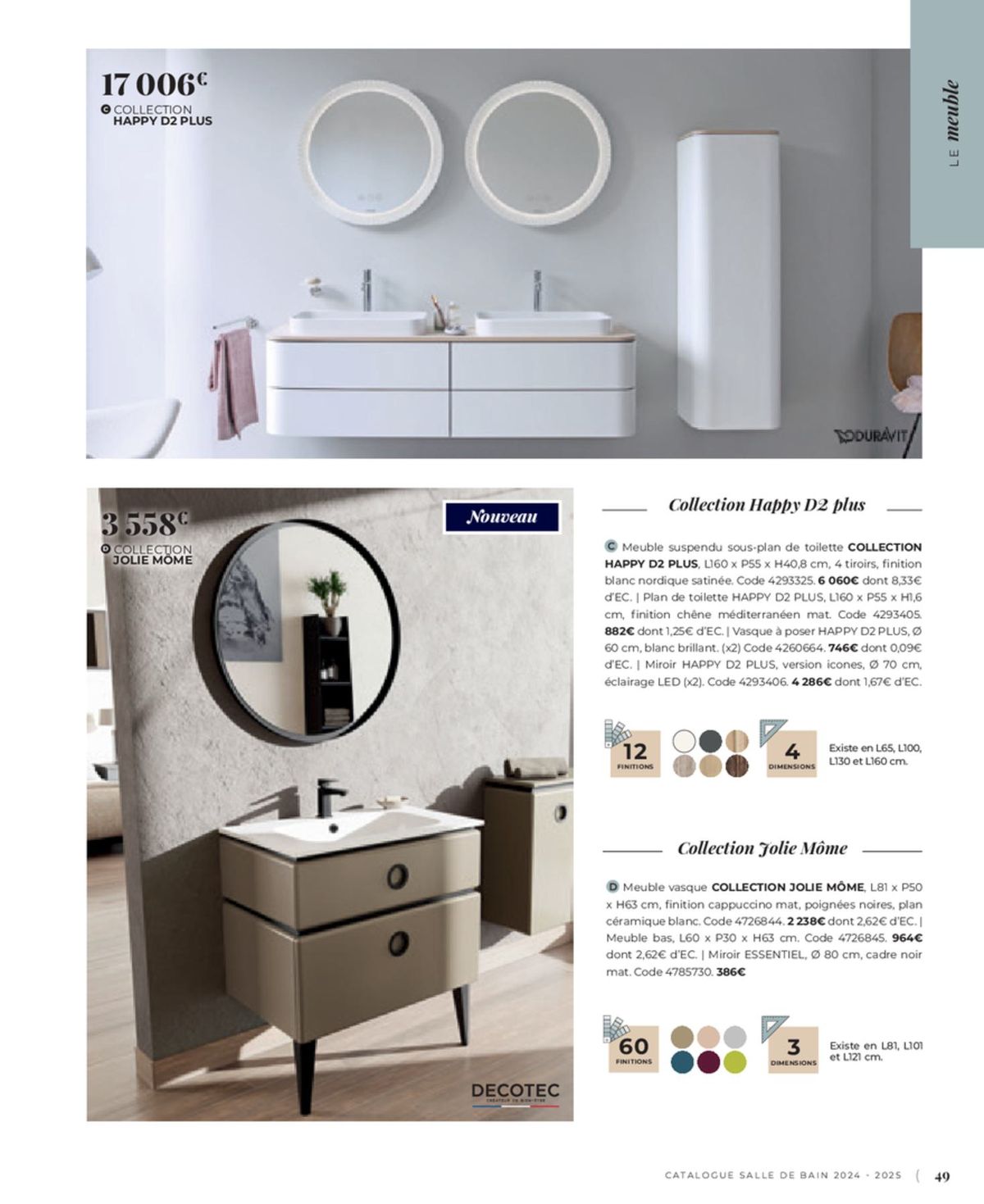 Catalogue Cedeo Salle de bain, page 00332