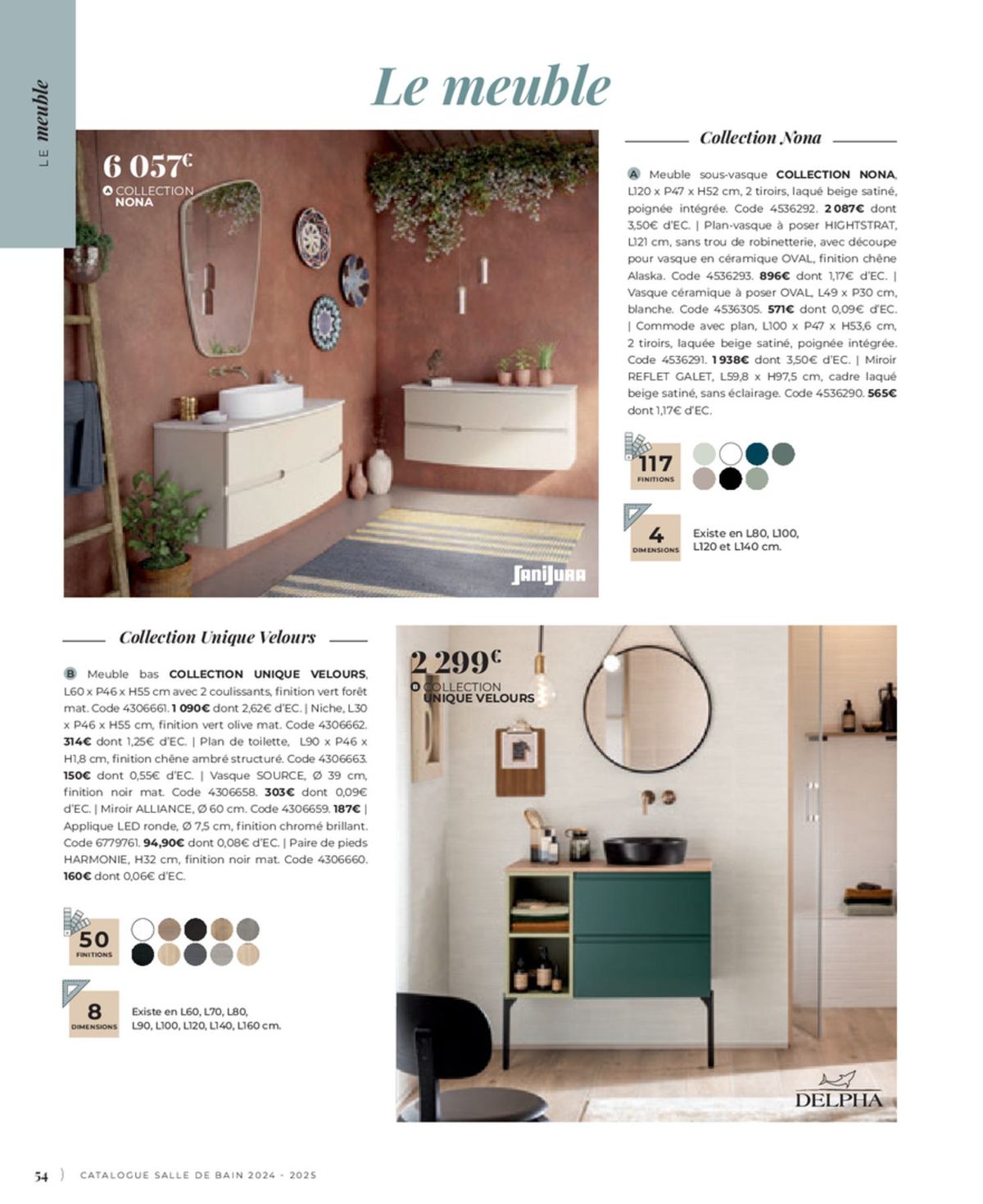 Catalogue Cedeo Salle de bain, page 00337