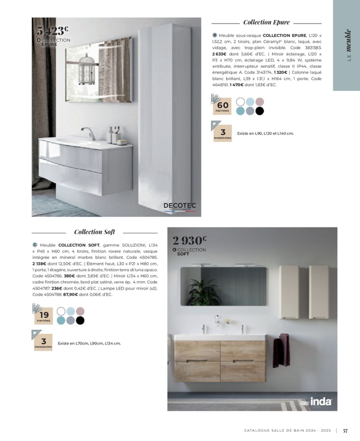 Catalogue Cedeo Salle de bain, page 00340