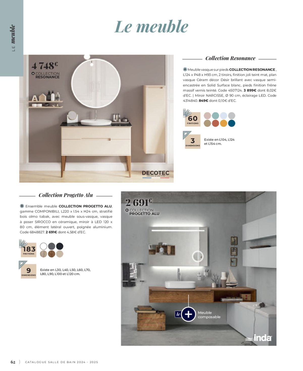 Catalogue Cedeo Salle de bain, page 00346