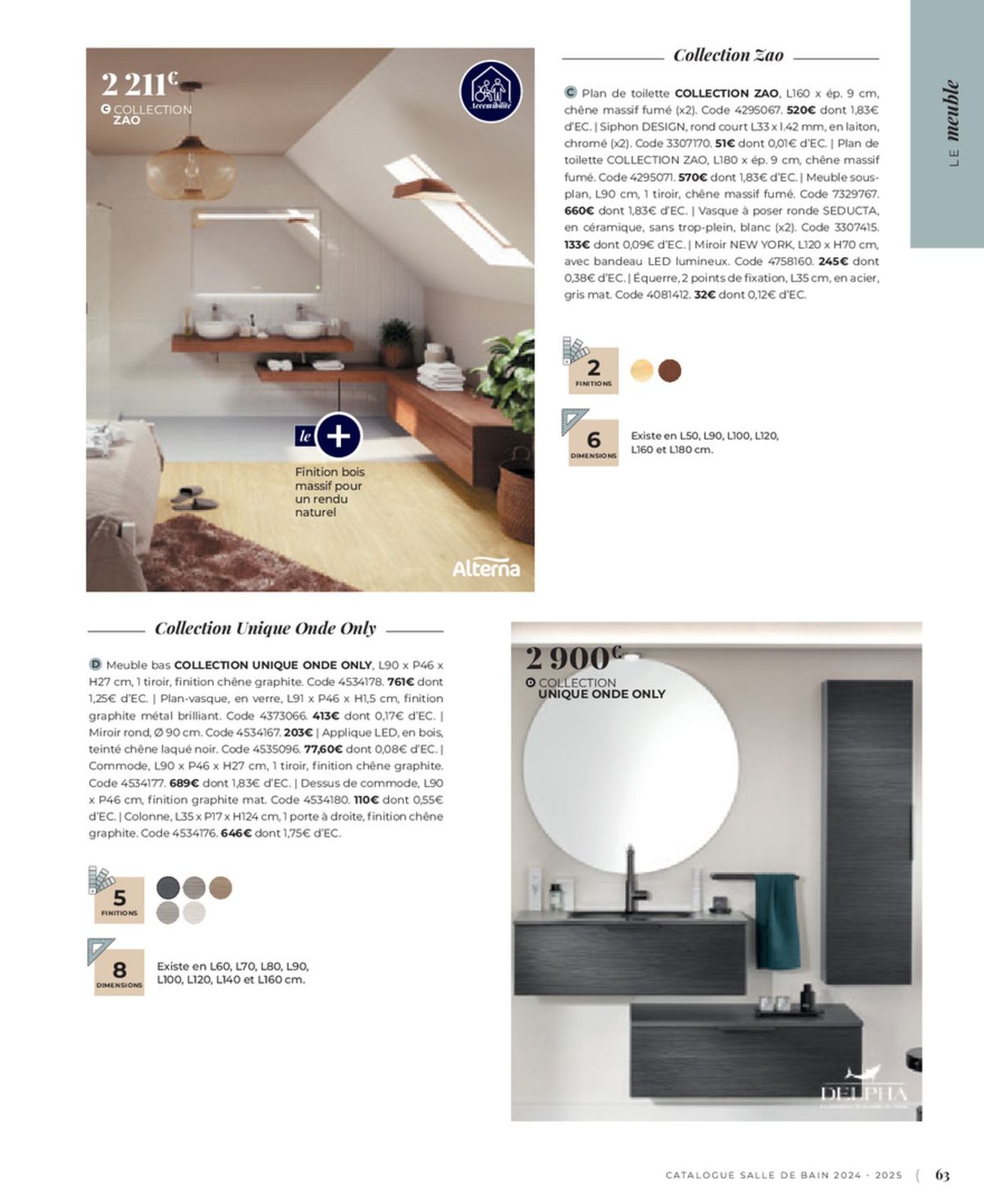 Catalogue Cedeo Salle de bain, page 00347
