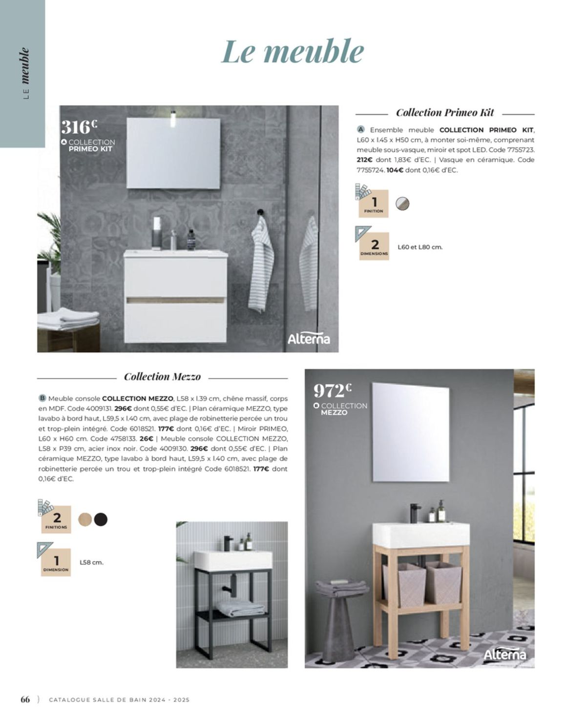 Catalogue Cedeo Salle de bain, page 00350