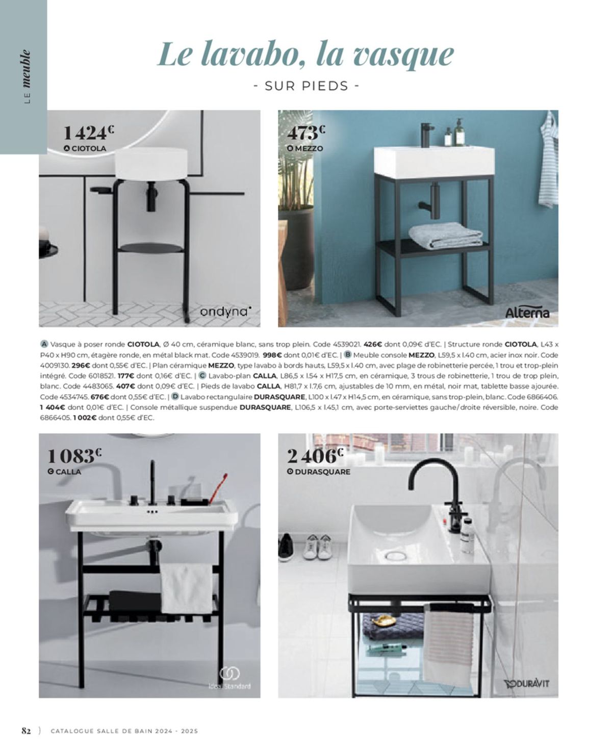 Catalogue Cedeo Salle de bain, page 00368