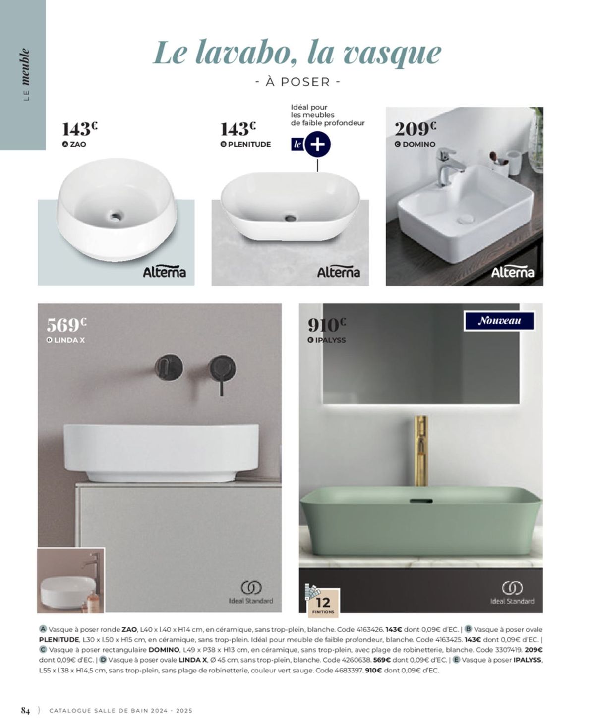 Catalogue Cedeo Salle de bain, page 00370