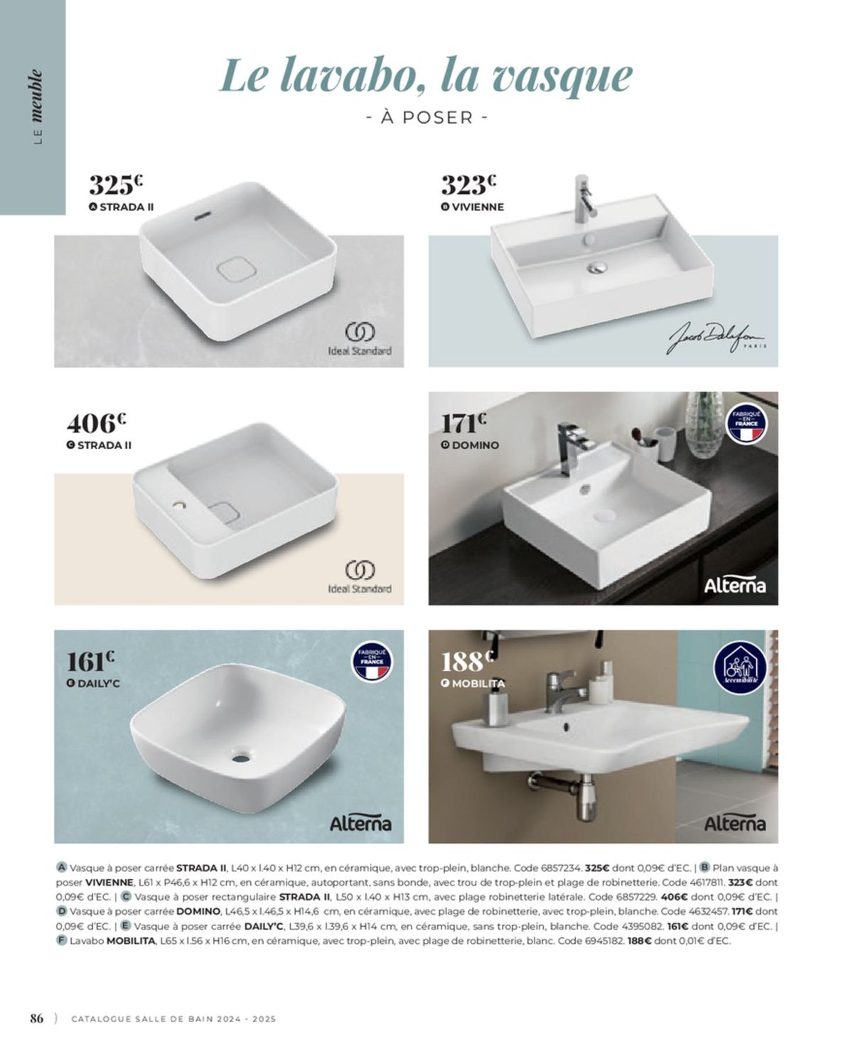 Catalogue Cedeo Salle de bain, page 00372