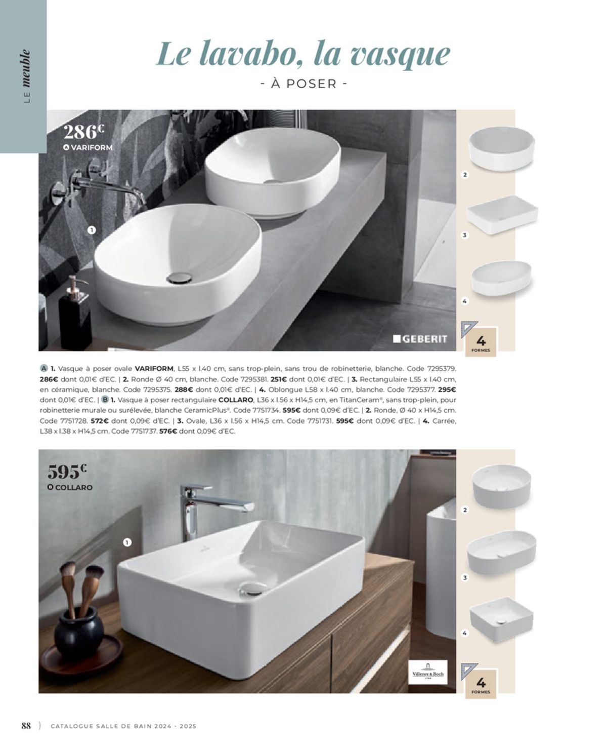 Catalogue Cedeo Salle de bain, page 00375