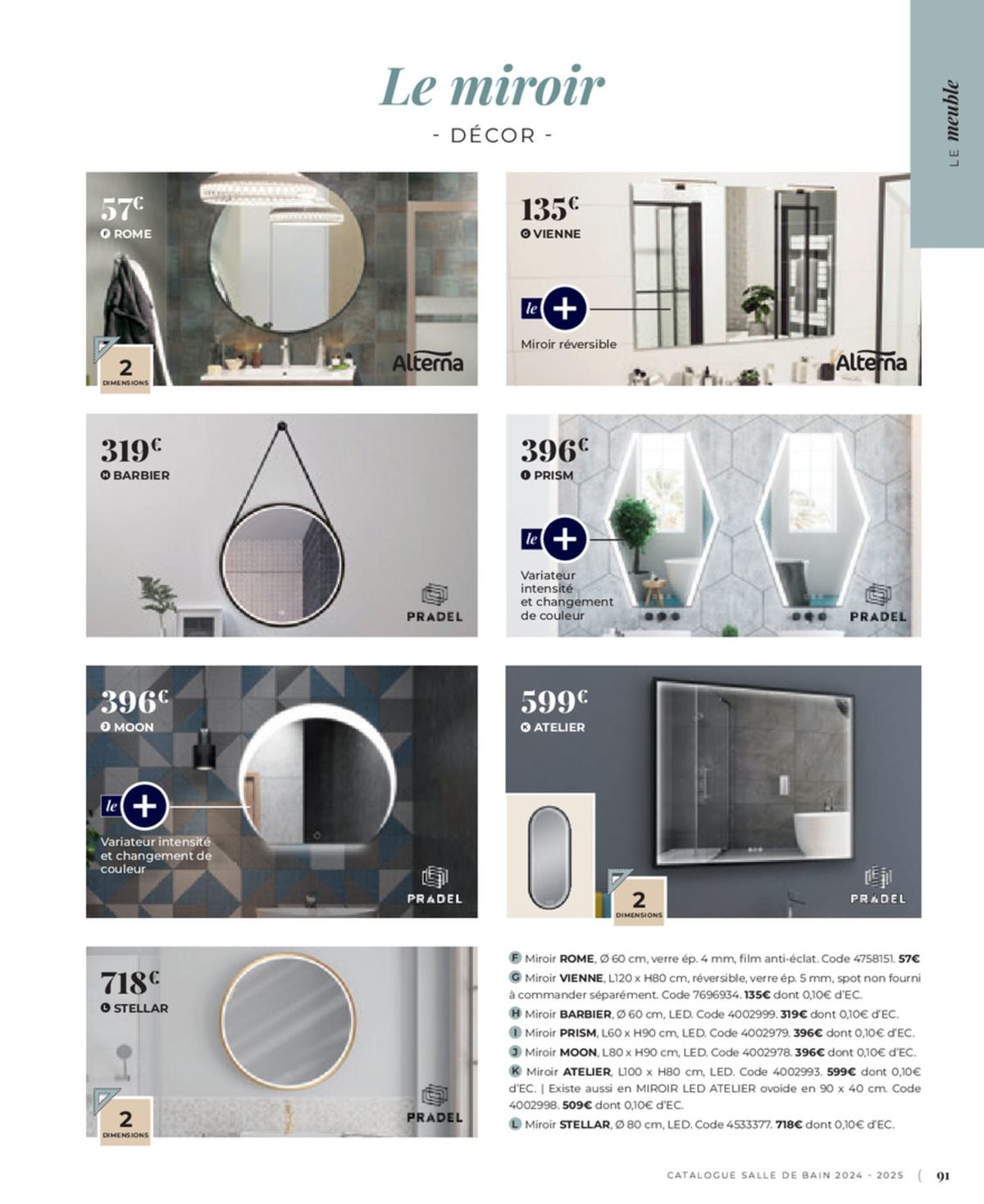 Catalogue Cedeo Salle de bain, page 00378