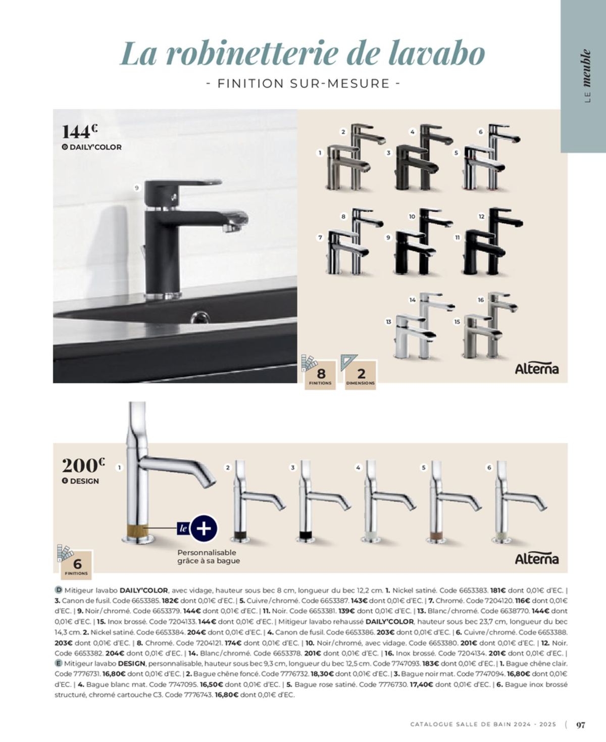 Catalogue Cedeo Salle de bain, page 00384