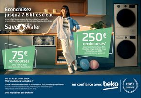 Catalogue Boulanger à Marseille |  OFFRE BEKO : 75€ REMBOURSÉS ! | 03/07/2024 - 31/07/2024