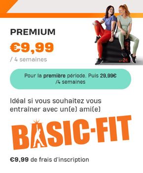 Promos de Sport à Nantes | Promos exclusives Premium sur Basic Fit | 03/07/2024 - 31/07/2024