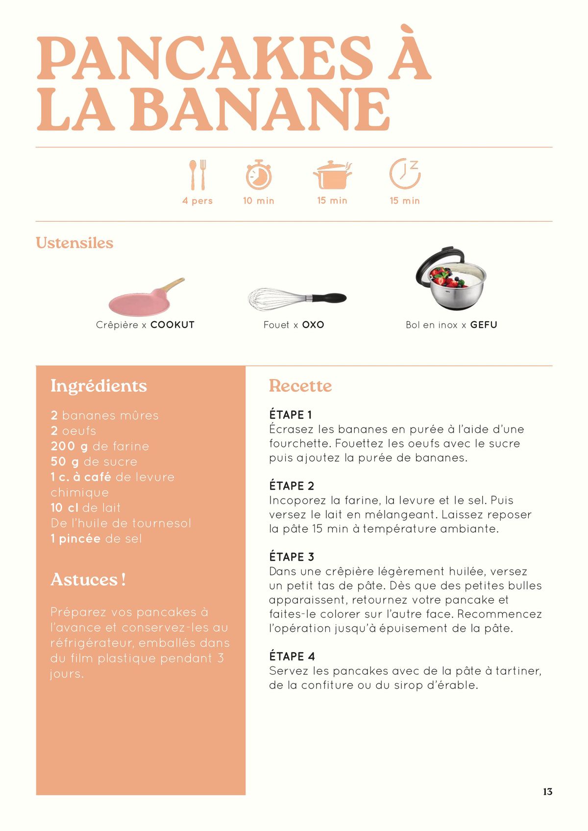 Catalogue Du Bruit dans la Cuisine Recettes, page 00013