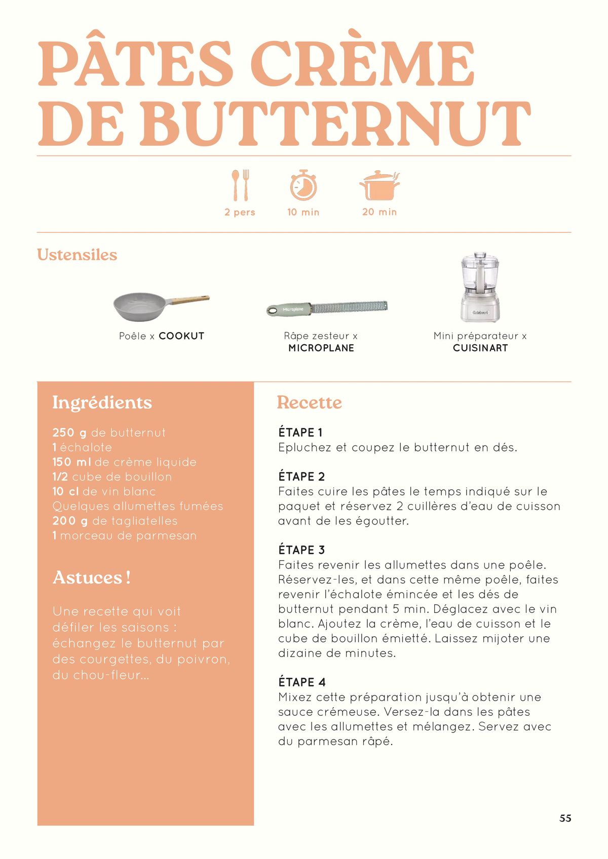 Catalogue Du Bruit dans la Cuisine Recettes, page 00055