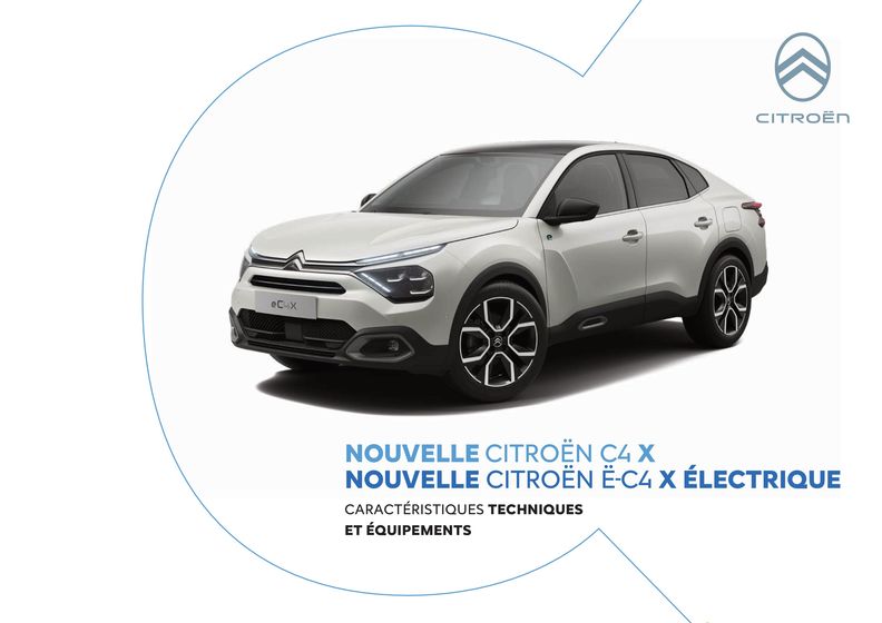 Citroën Ë-C4 X ÉLECTRIQUE Caractéristiques