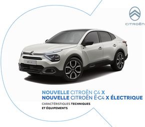 Catalogue Citroën à Rouen | Citroën Ë-C4 X ÉLECTRIQUE Caractéristiques | 04/07/2024 - 31/12/2024