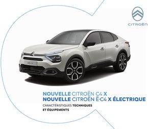 Catalogue Citroën | Citroën Ë-C4 X ÉLECTRIQUE Caractéristiques | 04/07/2024 - 31/12/2024