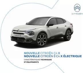 Catalogue Citroën à Liouc | Citroën Ë-C4 X ÉLECTRIQUE Caractéristiques | 04/07/2024 - 31/12/2024