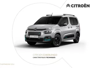 Catalogue Citroën à Hagenthal-le-Haut | Citroën Ë-BERLINGO ÉLECTRIQUE Caractéristiques | 04/07/2024 - 31/12/2024