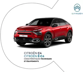 Promos de Auto et Moto à Saint-Savinien | Citroën Ë-C4 ÉLECTRIQUE CT NOUVELLE eC4 sur Citroën | 04/07/2024 - 31/12/2024