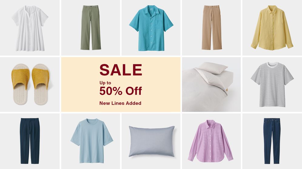 Sale up to 50% off