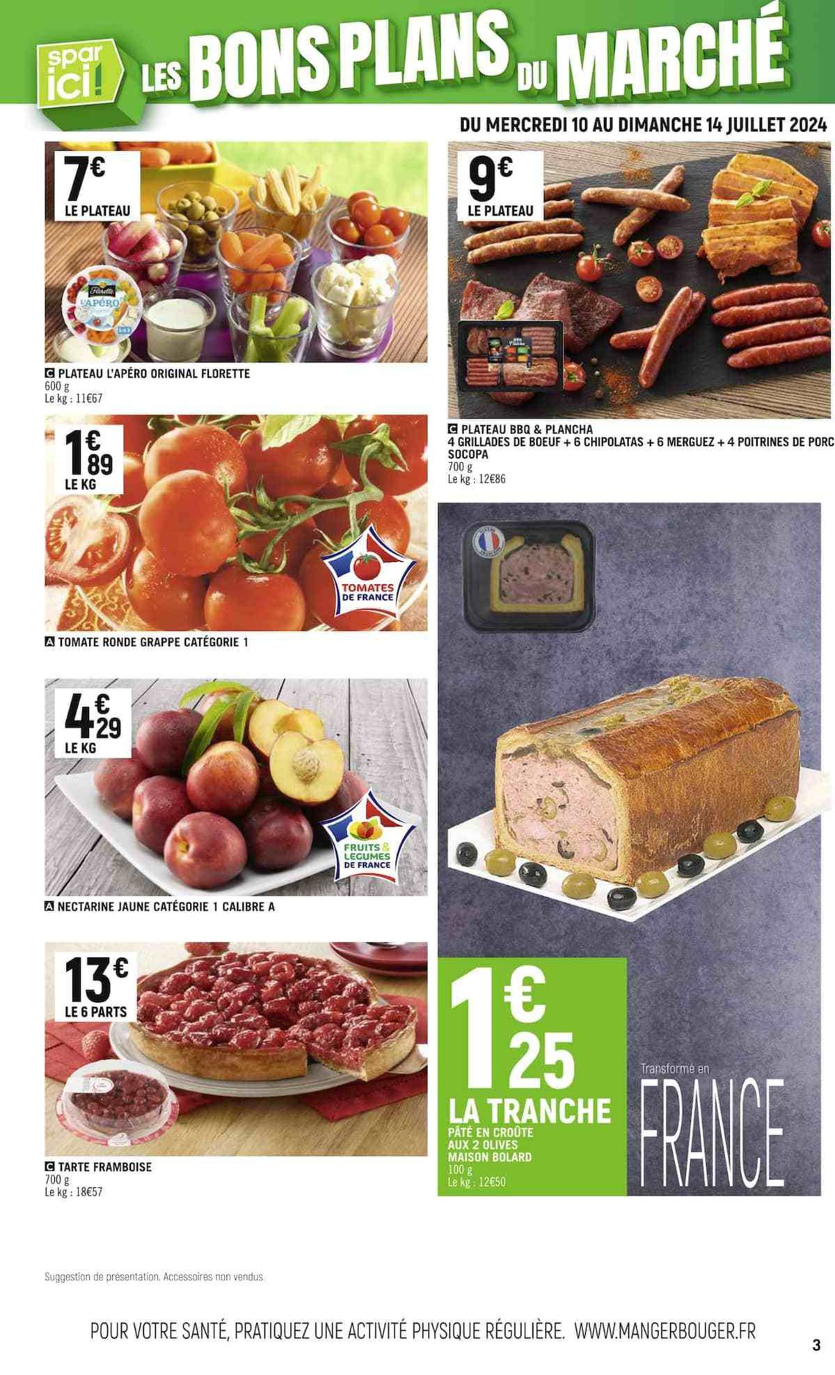 Catalogue SPAR ICI LES BONS PLANS DE L'ÉTÉ !, page 00003