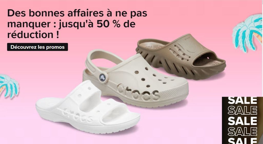 Catalogue Crocs à Strasbourg | Soldes Chaussures - Chaussures Crocs | 08/07/2024 - 29/07/2024