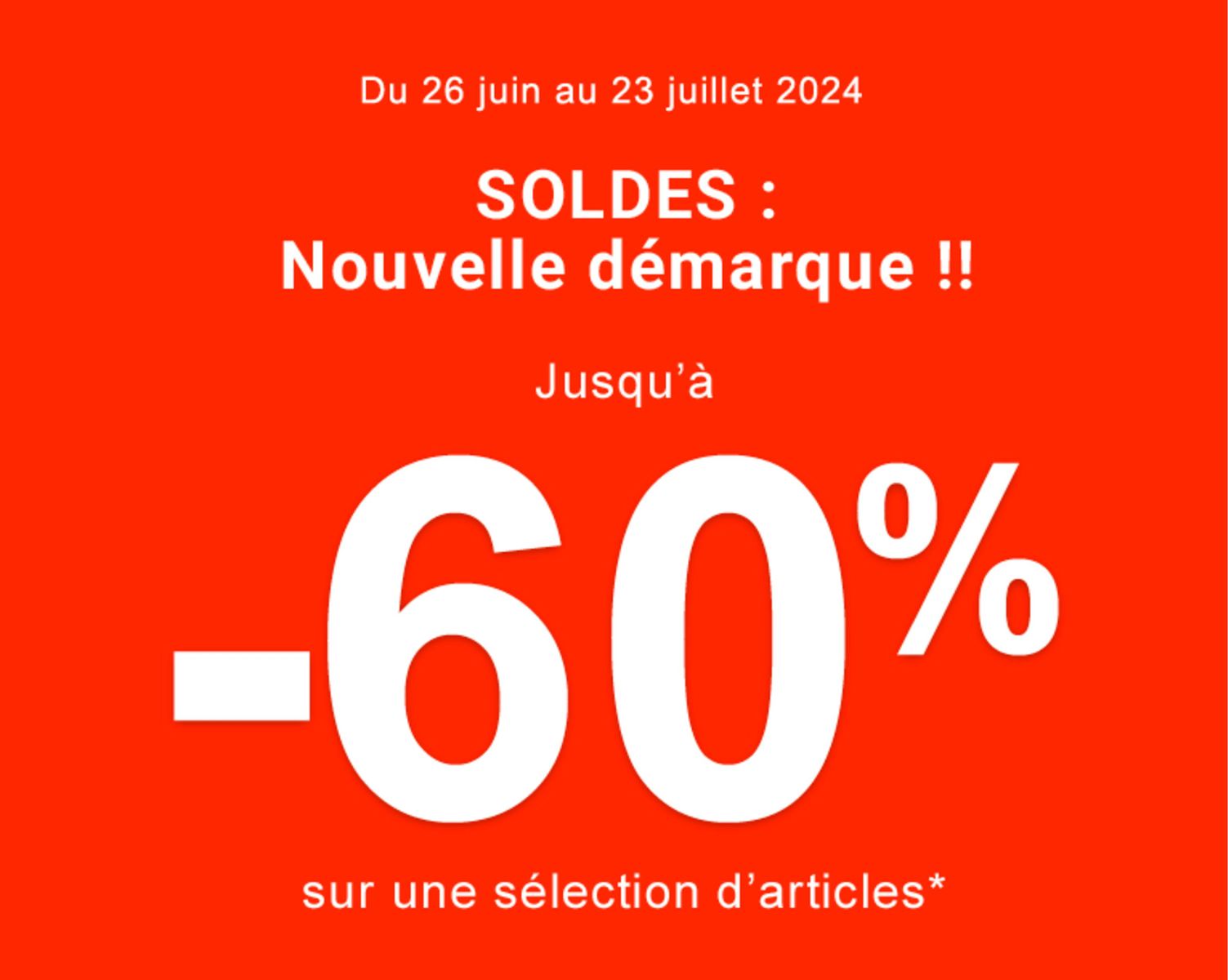 Catalogue SOLDES : jusqu’à -60% sur une sélection, page 00001