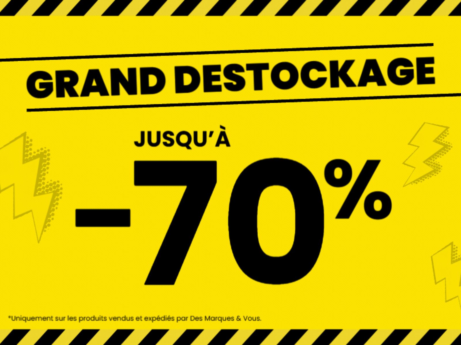 Catalogue Grand destockage Jusqu'à -70%, page 00001