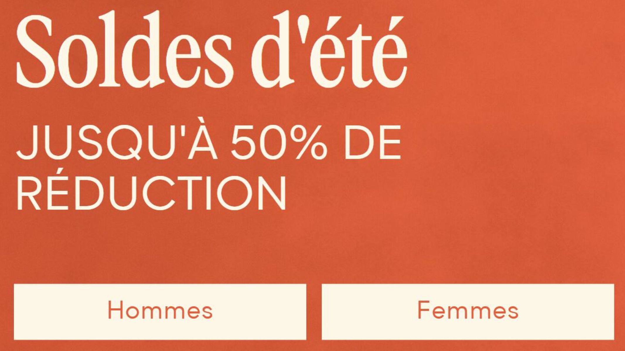 Catalogue Soldes d'été JUSQU'À 50% DE RÉDUCTION, page 00001