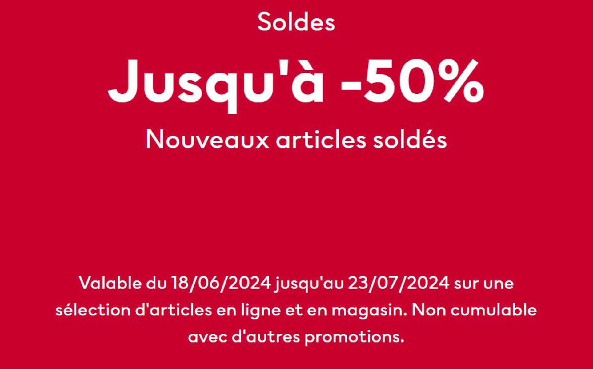 Catalogue Jusqu'à -50% Nouveaux articles soldés, page 00001