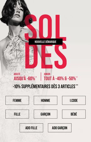 Promos de Mode à Saint-Étienne | SOLDES jusqu'à -50 %  sur IKKS | 08/07/2024 - 31/07/2024