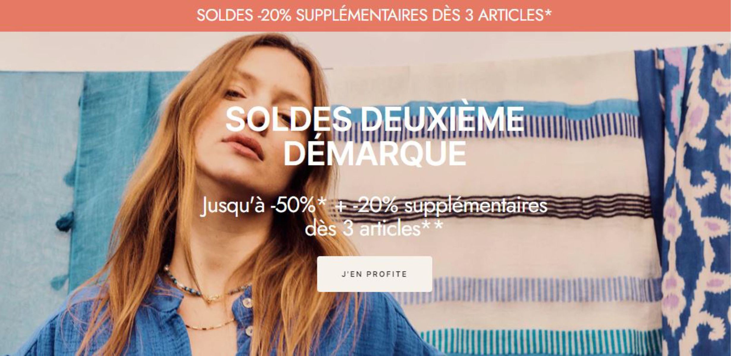 Catalogue  SOLDES -20% SUPPLÉMENTAIRES DÈS 3 ARTICLES, page 00001