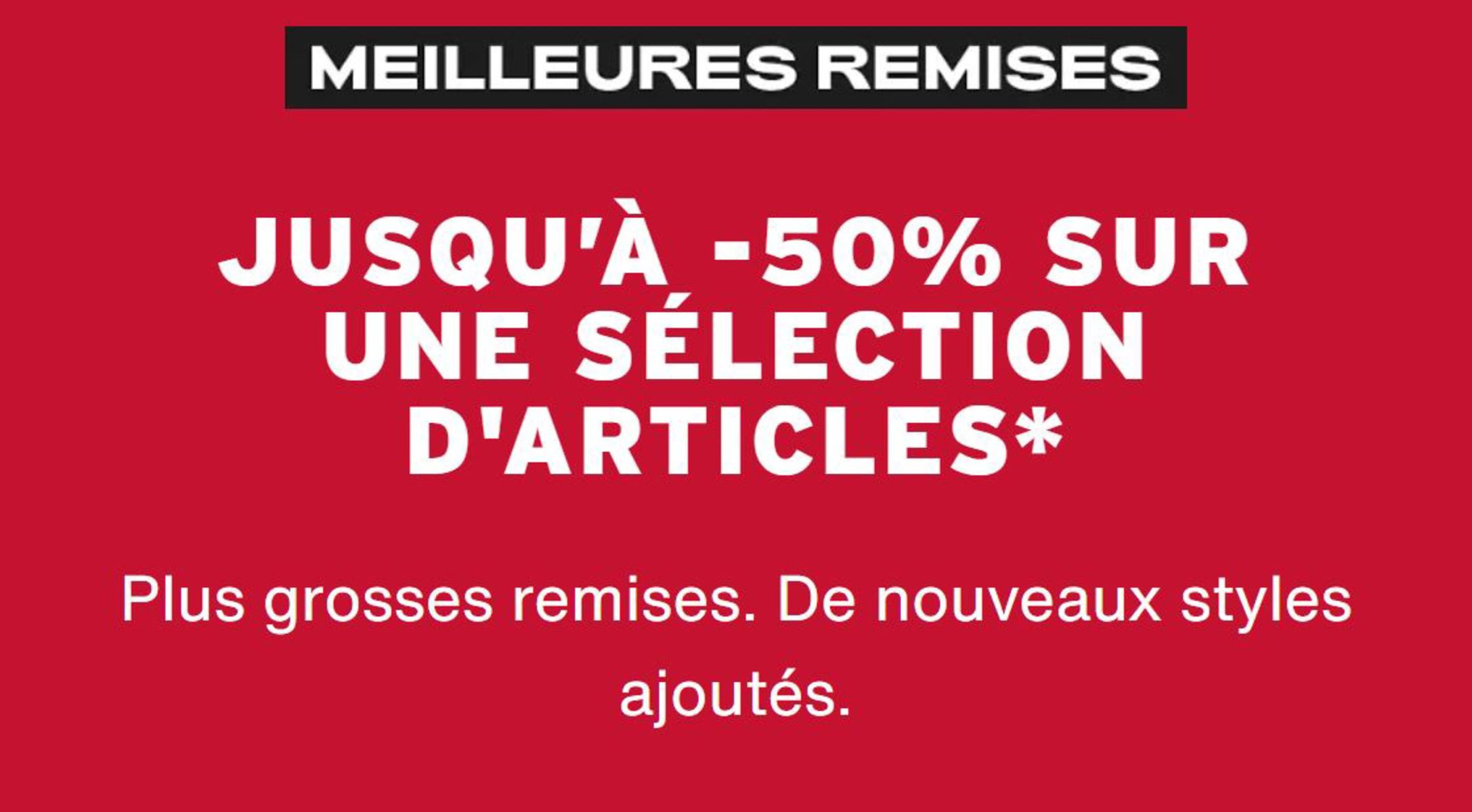 Catalogue USQU’À -50% SUR UNE SÉLECTION D'ARTICLES, page 00001