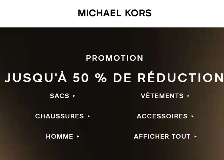 Catalogue Michael Kors | Promotion jusqu'à -50% de réduction | 08/07/2024 - 31/07/2024