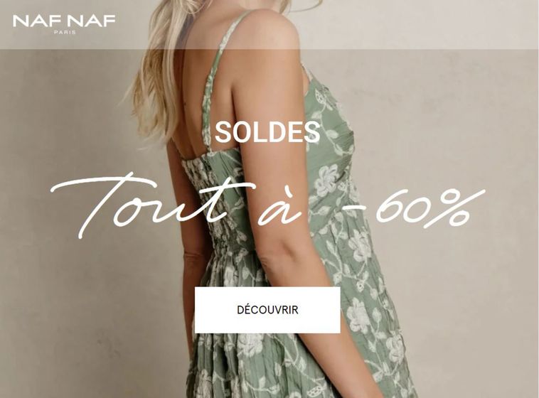 Catalogue Naf Naf | SOLDES tout à -50 % | 08/07/2024 - 31/07/2024