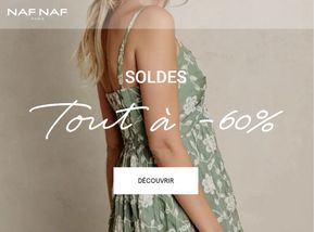 Promos de Mode à Nantes | SOLDES tout à -50 % sur Naf Naf | 08/07/2024 - 31/07/2024