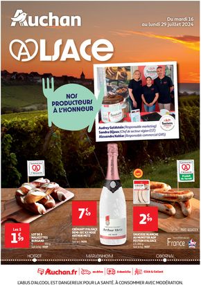 Catalogue Auchan Hypermarché | SAVEURS D'ALSACE | 16/07/2024 - 29/07/2024