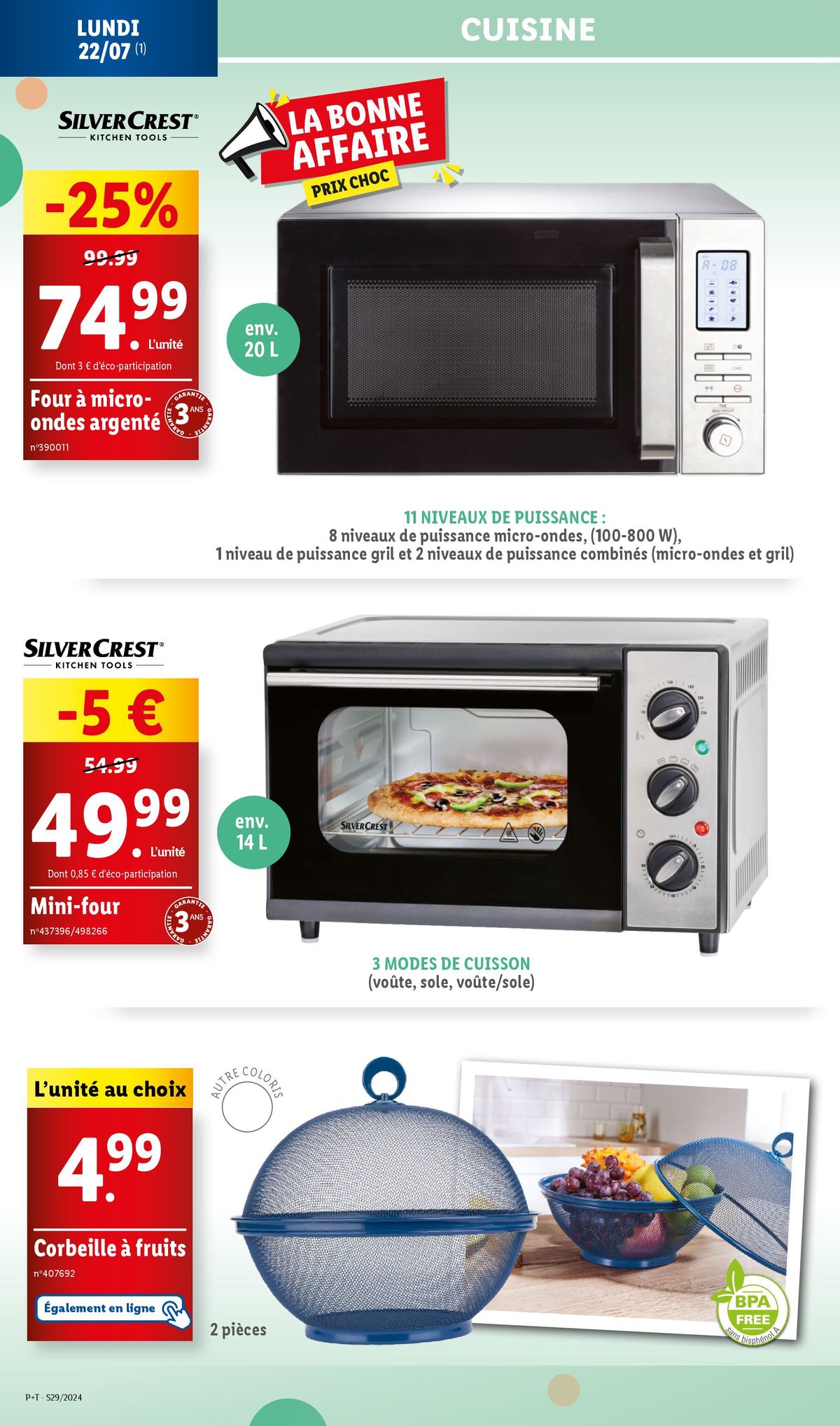 Catalogue Pour tous les fans de cuisine et bricolage, des réductions vous attendent chez Lidl !, page 00022