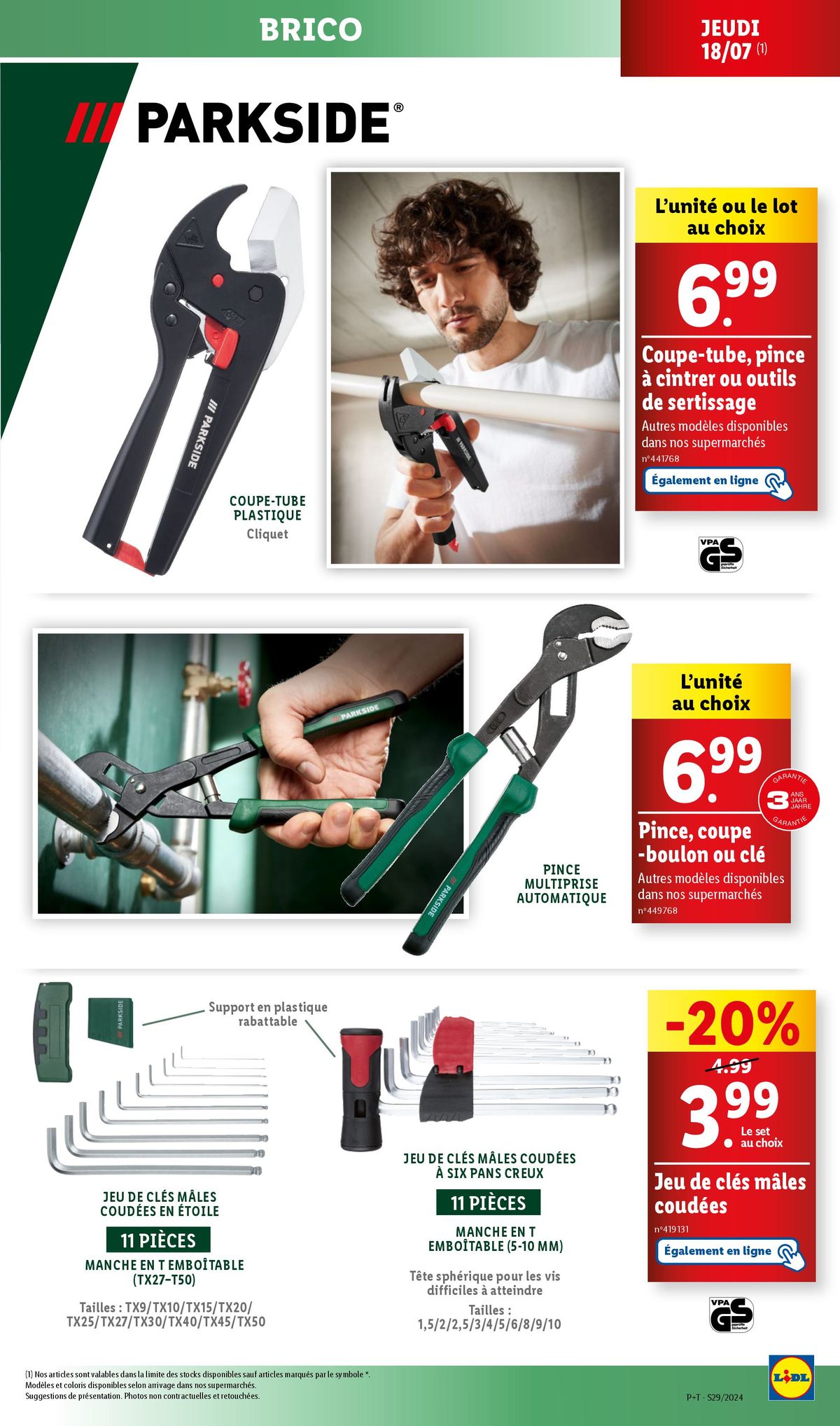 Catalogue Pour tous les fans de cuisine et bricolage, des réductions vous attendent chez Lidl !, page 00007