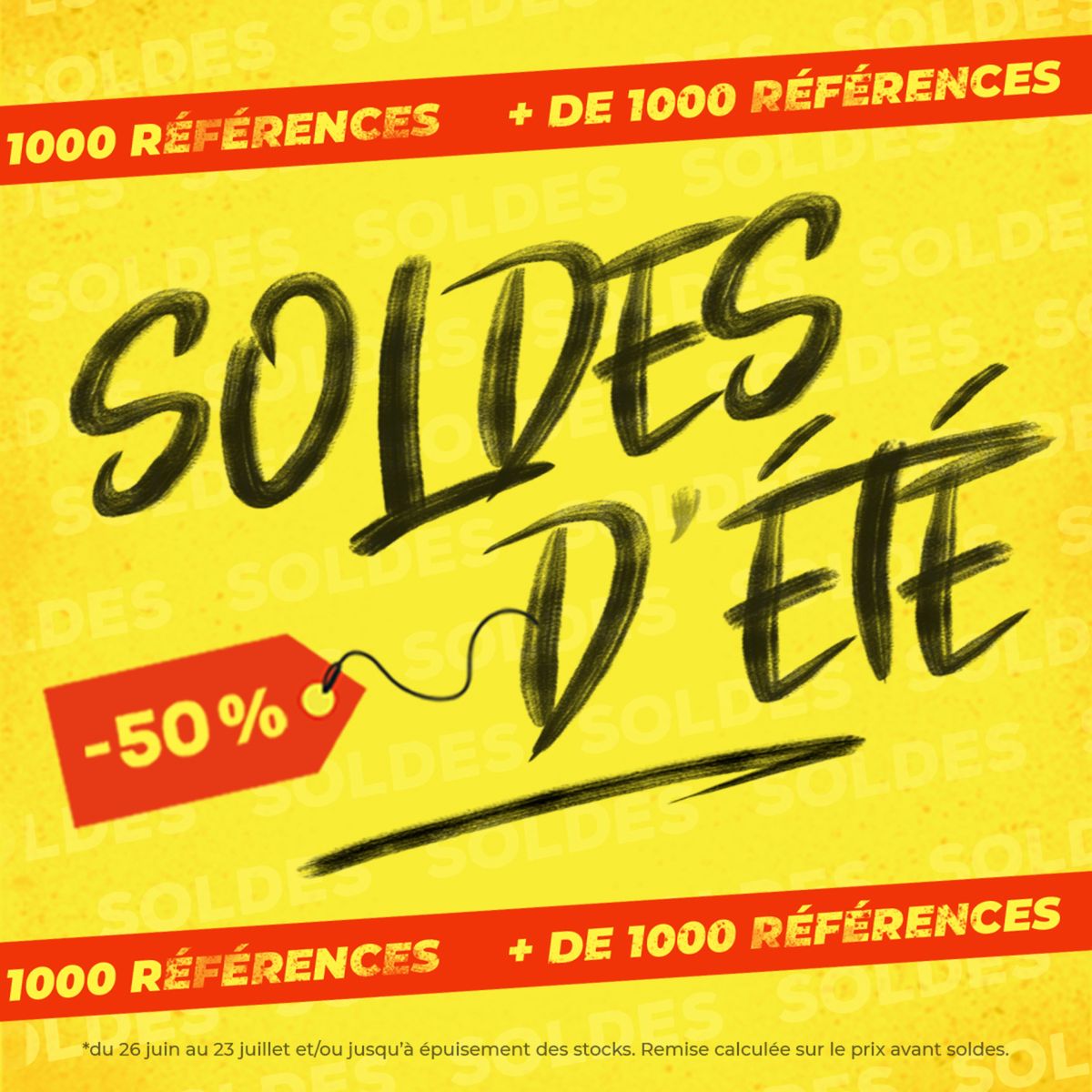 Catalogue Profitez de -50% sur une large sélection d'articles : rendez-vous dès aujourd'hui en magasin et sur notre site internet, page 00001