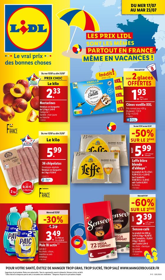 Faites le plein de courses et profitez des petits prix Lidl sur vos articles du quotidien 