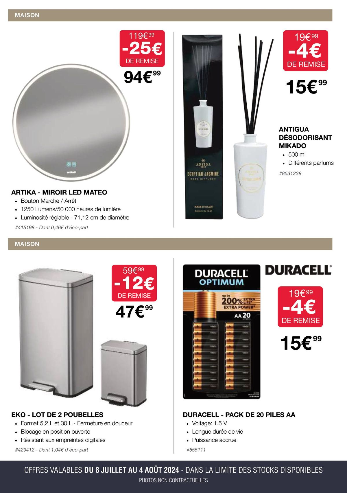 Catalogue NOS PROMOS DU MOMENT, page 00008