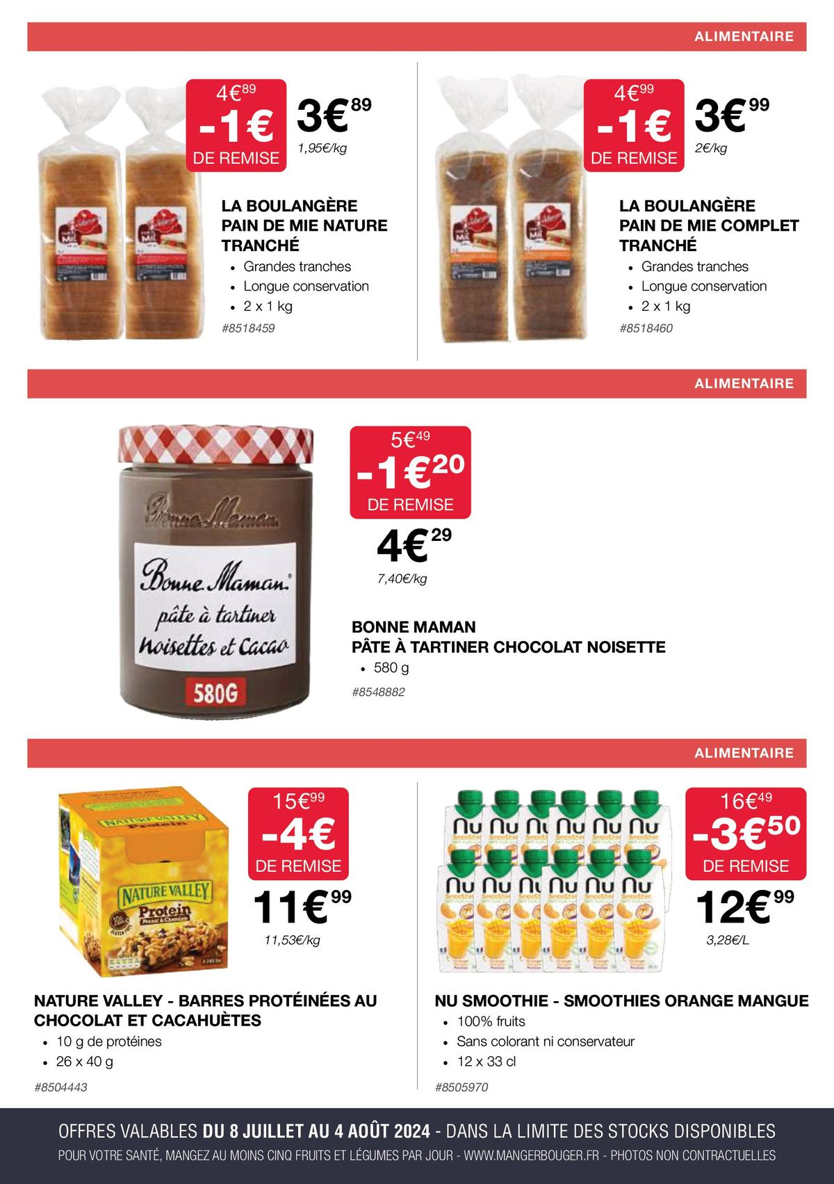 Catalogue NOS PROMOS DU MOMENT, page 00021