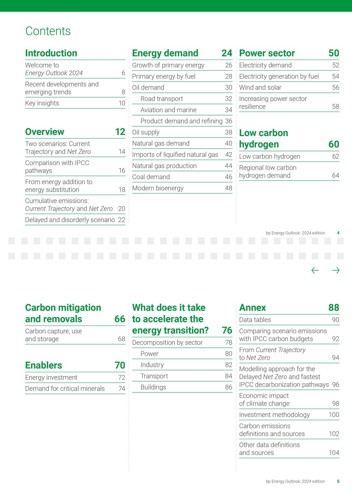 Catalogue Energy Outlook 2024 explores the key trends and uncertainties surrounding the energy transition., page 00003