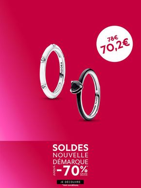 Promos de Bijouteries à Bordeaux | Soldes Nouvelle démarque jusqu'à -70% sur Pandora | 11/07/2024 - 31/07/2024