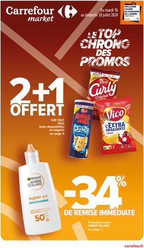 Catalogue Carrefour Contact | Le Top chrono des promos 2 | 16/07/2024 - 28/07/2024