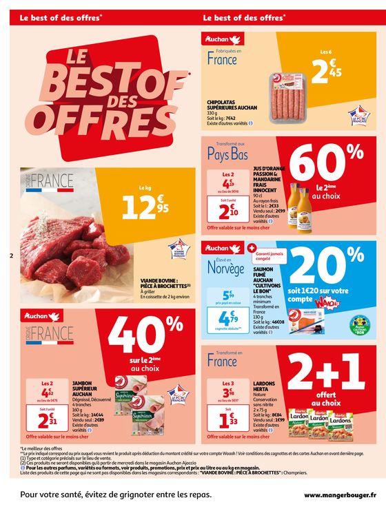 Catalogue Auchan Hypermarché à Bordeaux | Format XXL à prix XXS ! | 23/07/2024 - 29/07/2024