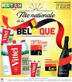 Catalogue Supermarché Match | Fête nationale de la Belgique | 15/07/2024 - 28/07/2024
