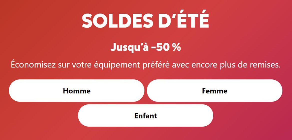 SOLDES D'ETE -50%