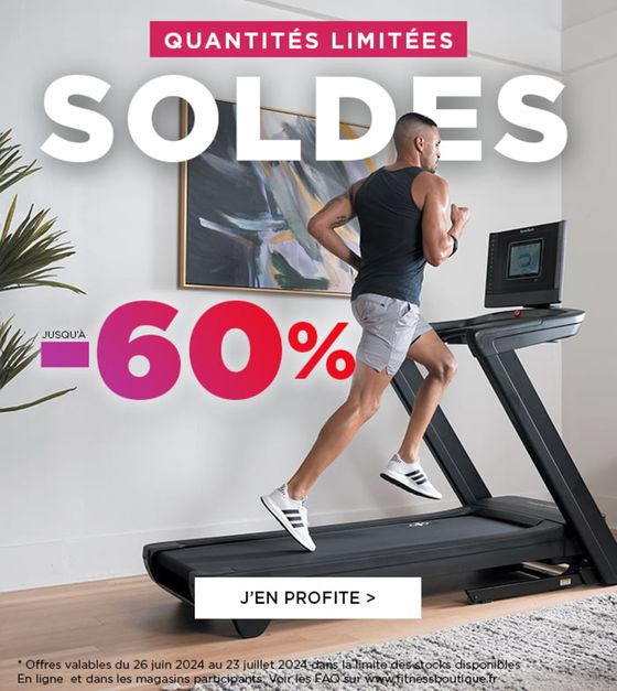 Catalogue Fitness Boutique | SOLDES jusqu'à -50 %  | 15/07/2024 - 31/07/2024