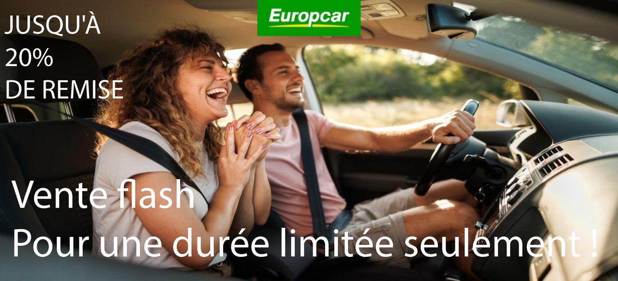 Catalogue Europcar | JUSQU'À 20% DE REMISE | 16/07/2024 - 31/08/2024